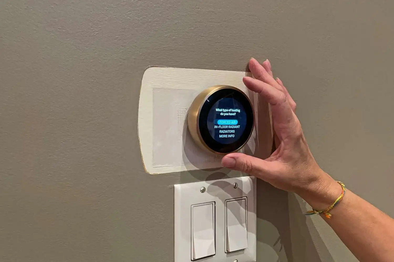Smart thermostat installation and setup in Caddo Mills TX